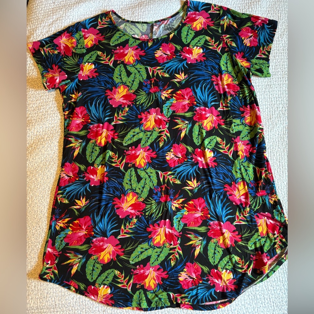 Bobbi Brooks Floral Dress / Swim Cover